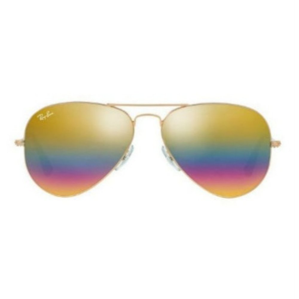 Ray-Ban Mineral Flash Lenses Aviator Sunglasses